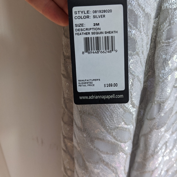 Size 4 Sequin dress - Adriana Papell - Picture 4 of 4